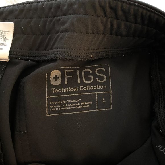 Figs Zamora Jogger Scrub Pants Technical Collection Black Large - Picture 6 of 7